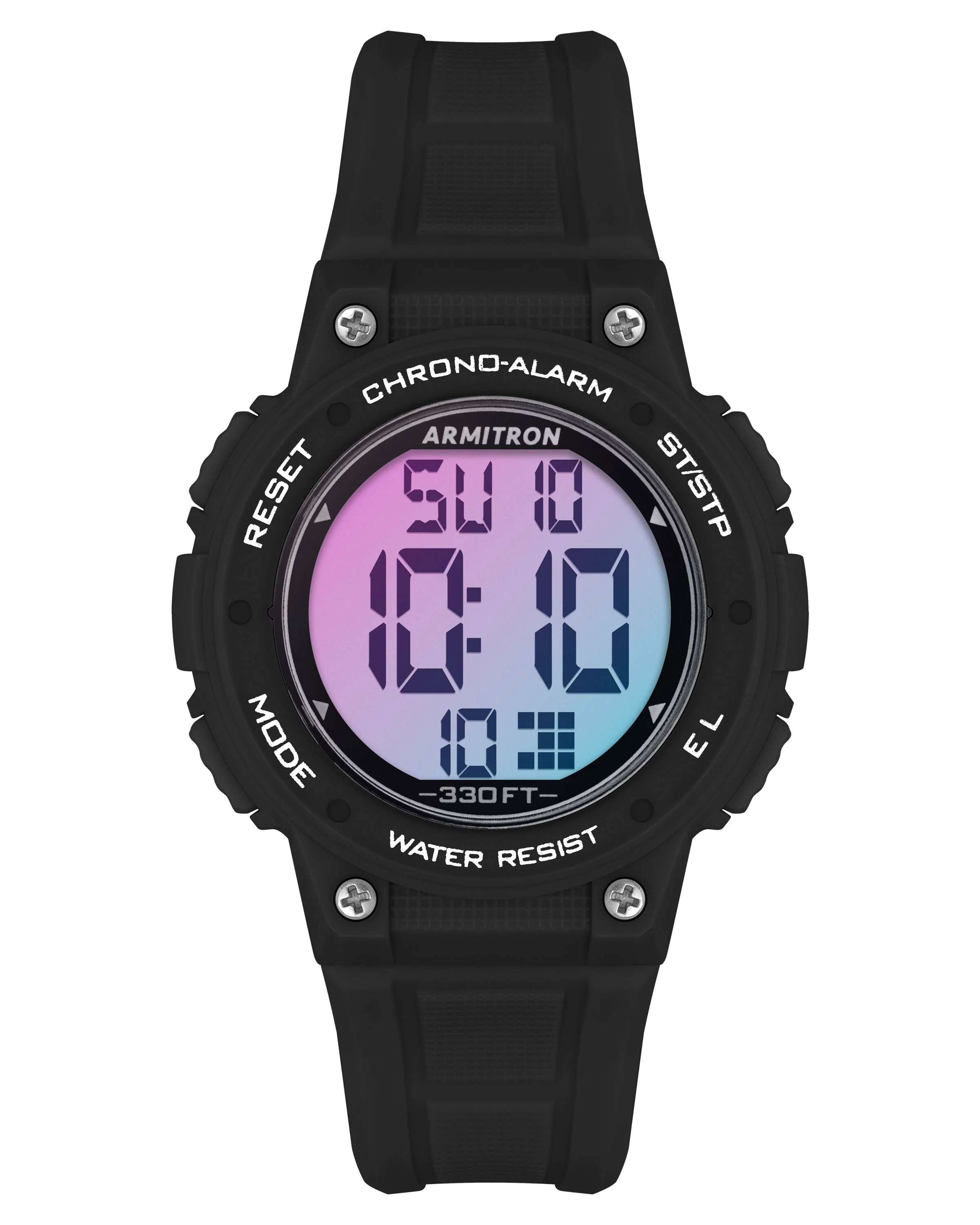 Armitron Digital Resin Watch™ (Day-Date-Month) Black