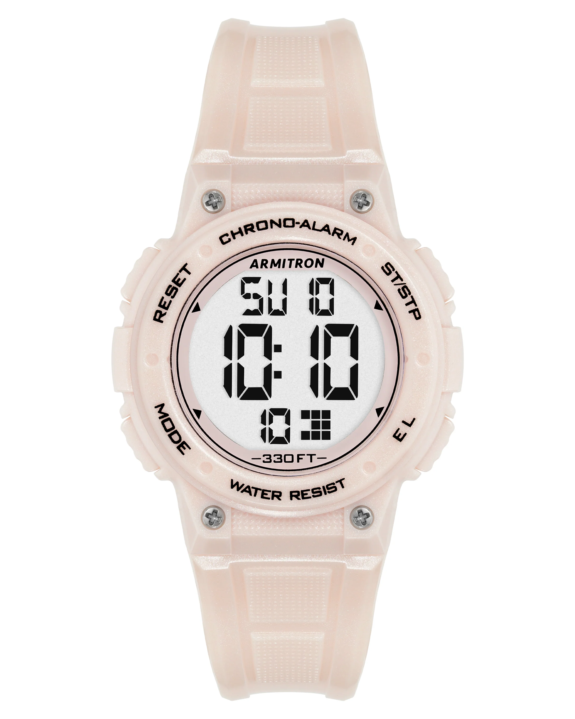 Armitron Digital Resin Watch™ (Day-Date-Month) Light Pink