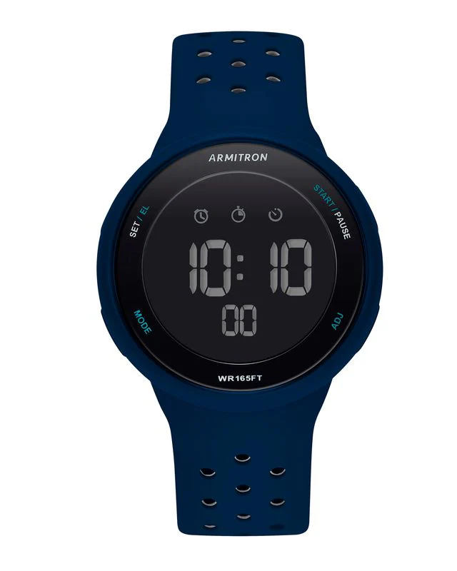 Armitron Sport Unisex Digital Chronograph Silicone Strap Watch, 40/8423