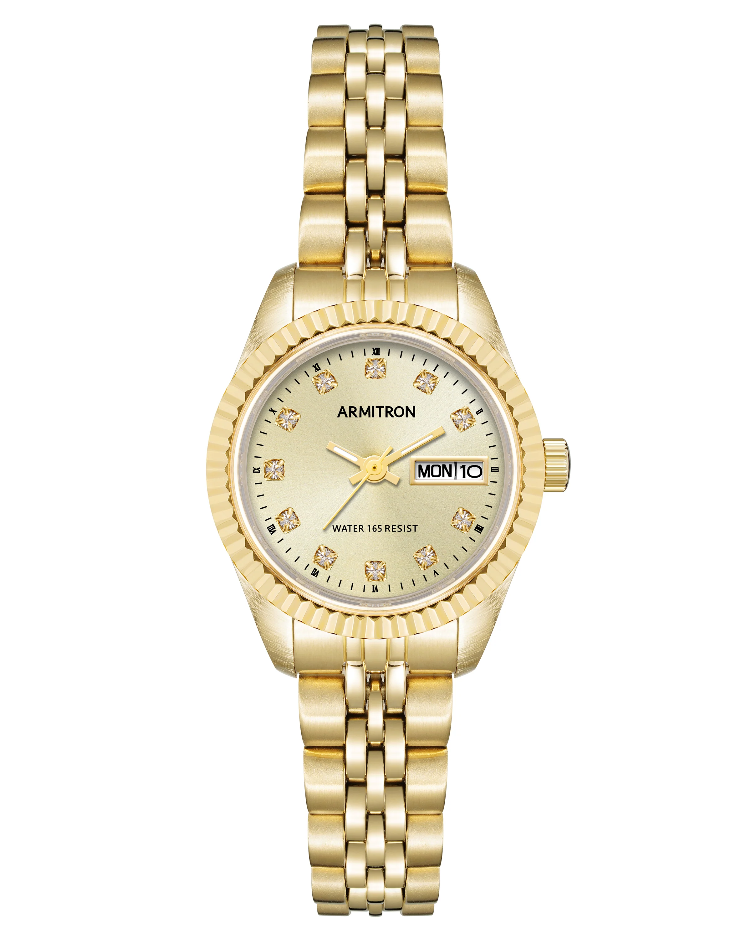 Armitron Women's Genuine Crystal Accented Bracelet Watch, 75-2475