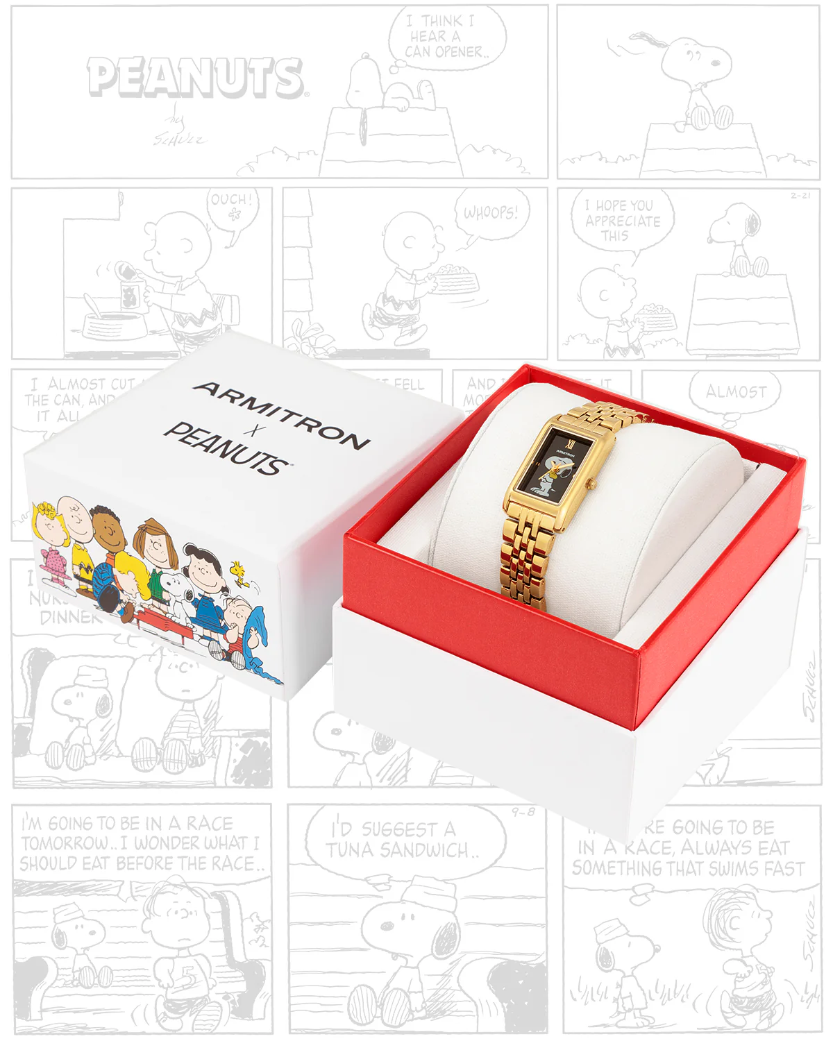 Armitron x Peanuts: Golden Hour | 20mm, Peanuts Gold/Black - Image 9