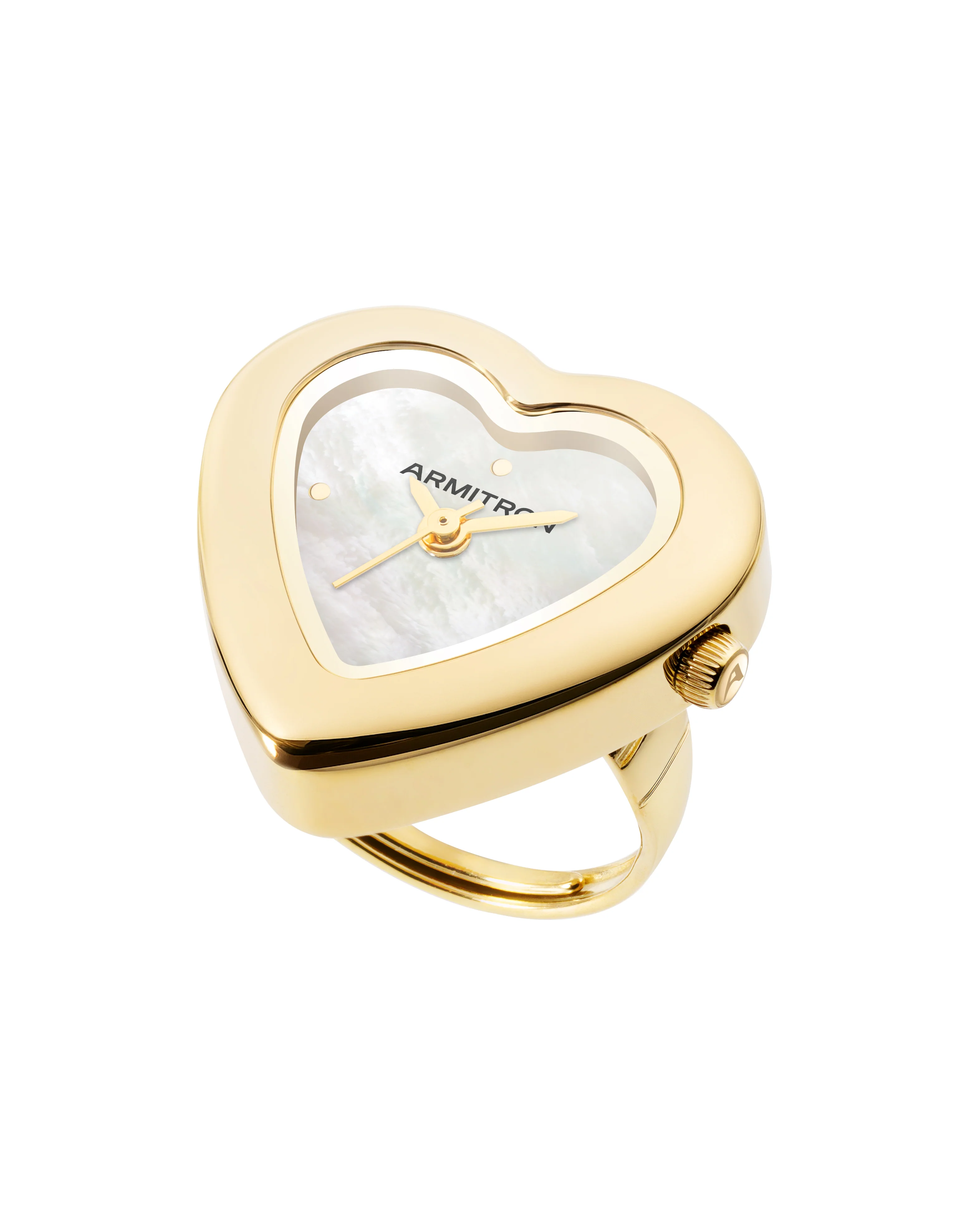 Heart Ring™ | 22mm, Gold, Mother-of-Pearl - Image 3