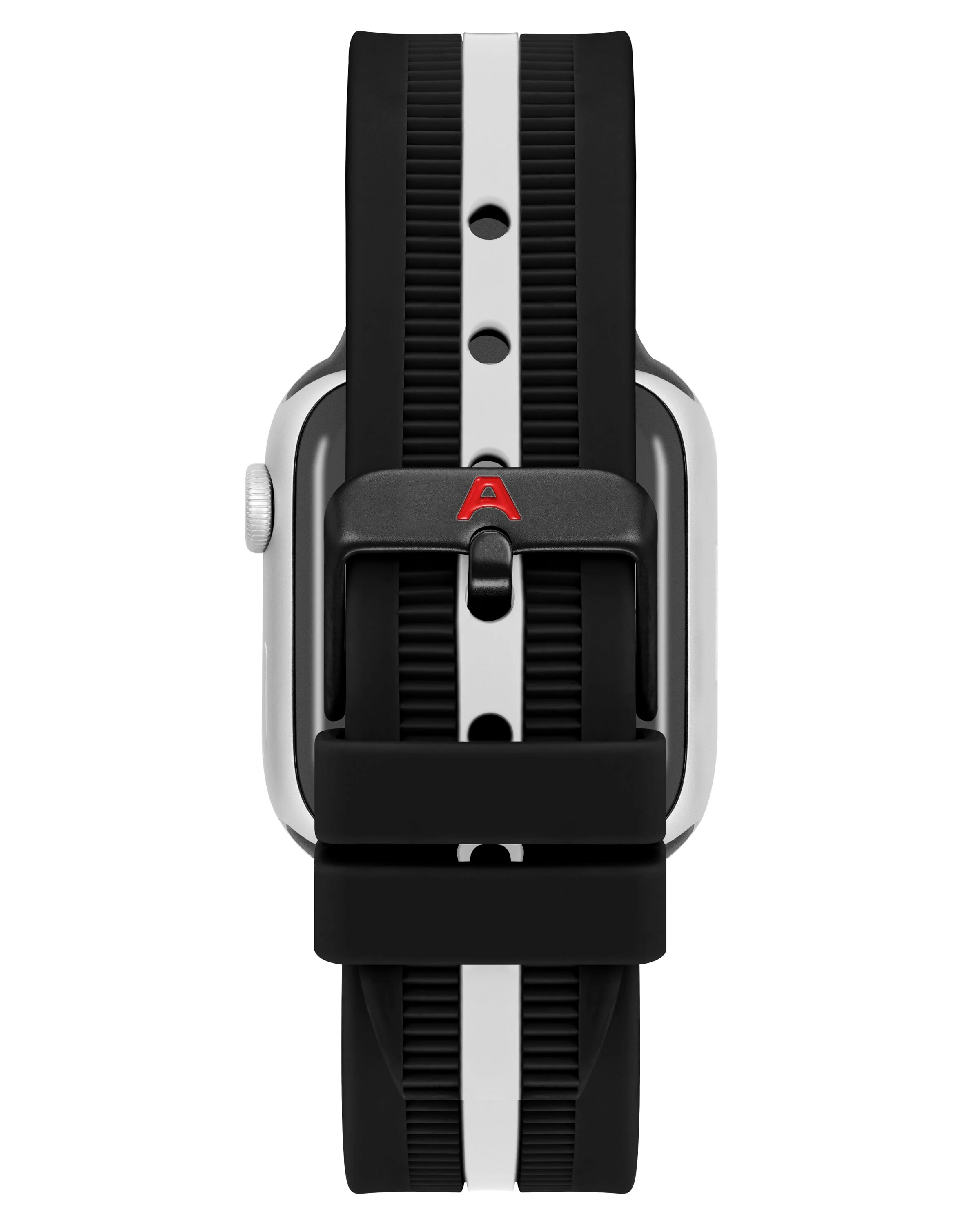 Racer Silicone Band for Apple Watch™ | Black/White - Image 3