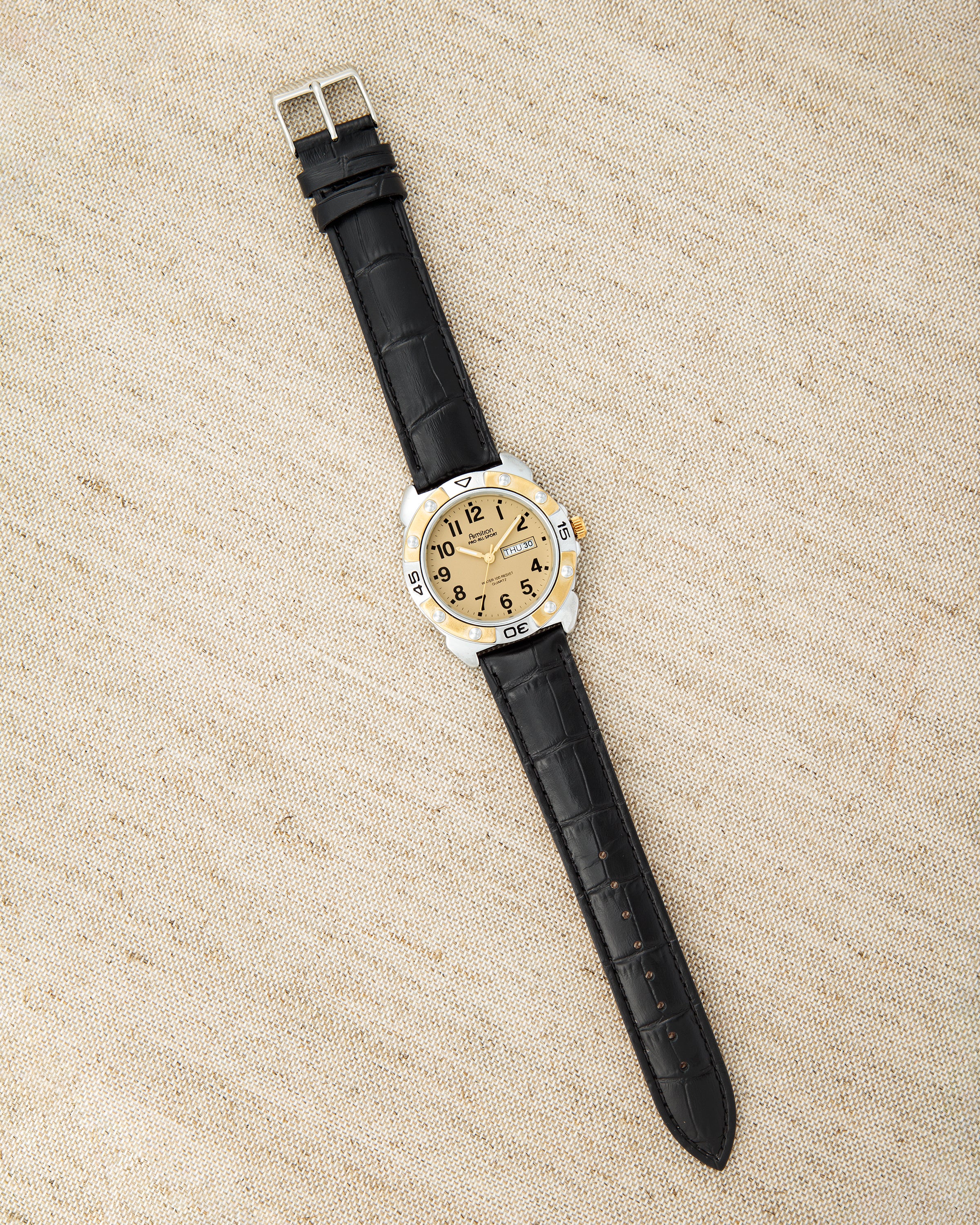 Vintage2985™ | Two-Tone Black Leather - Image 2